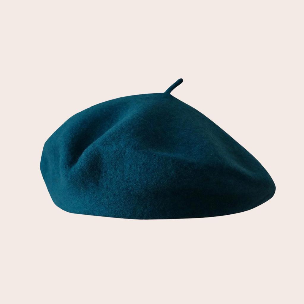 Autumn & Winter Wool Beret: Thick, Fashionable, Versatile & Warm