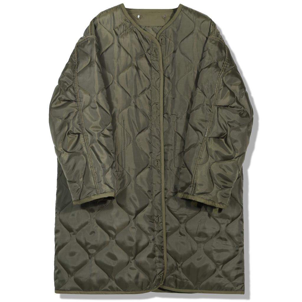 Gubin Long Fishtail Jacket - Khaki