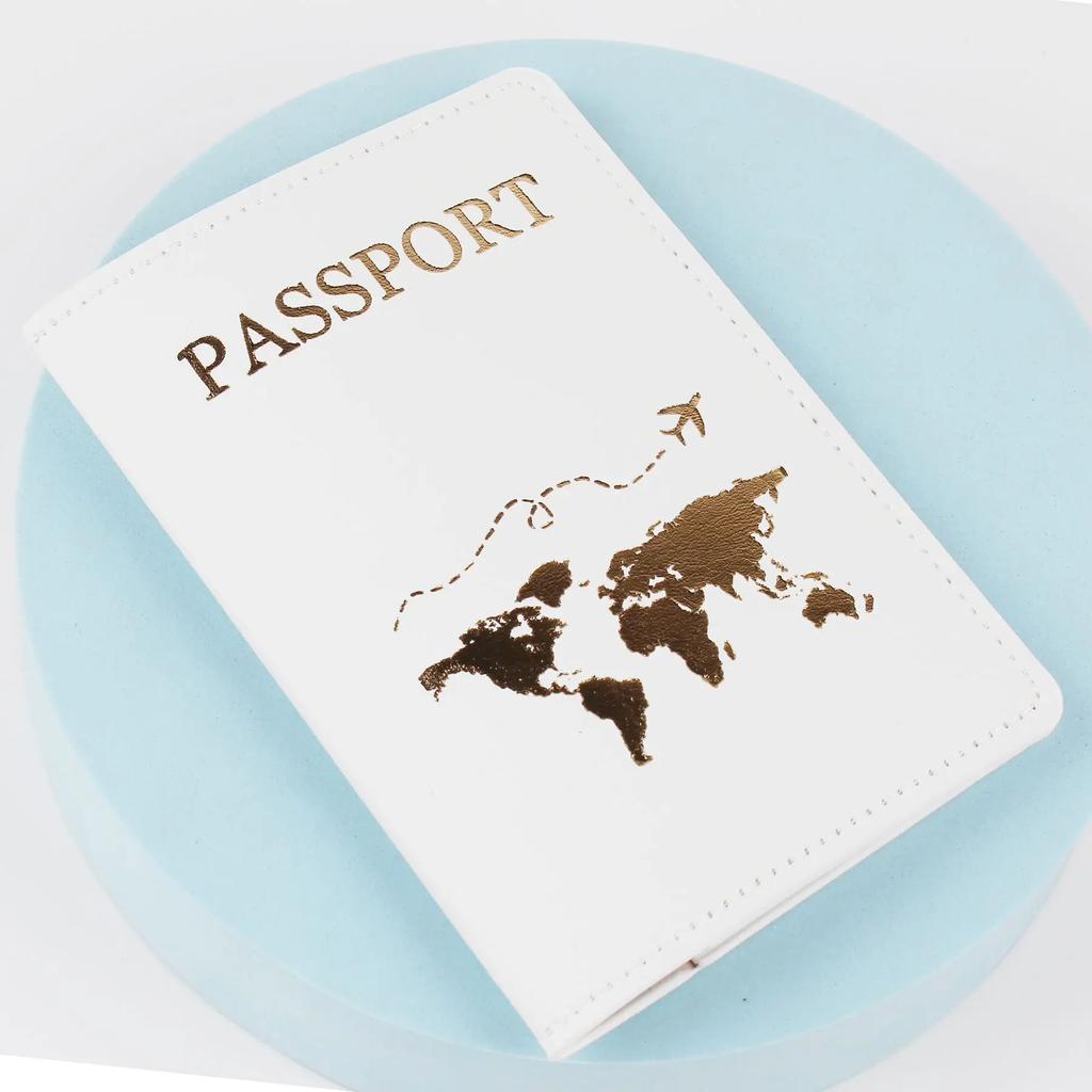 New Travel Passport Covers Women Men Passport Cover Passport Holder ID Card Holder Flight Ticket Clip Travel Accessories