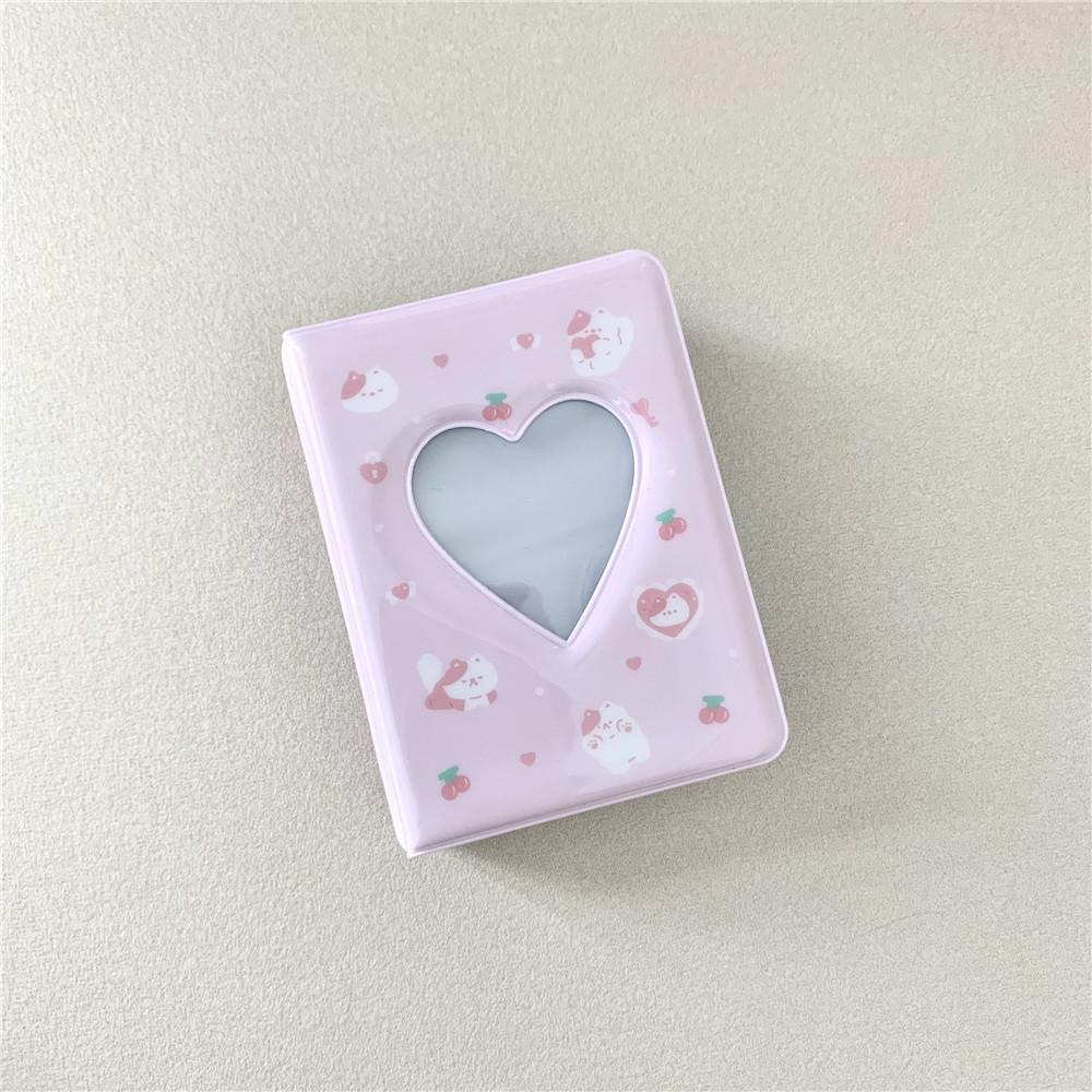 Cute 3-Inch Tiger Cat Bear Polaroid Mini Album - Starry Idol Card Holder Storage