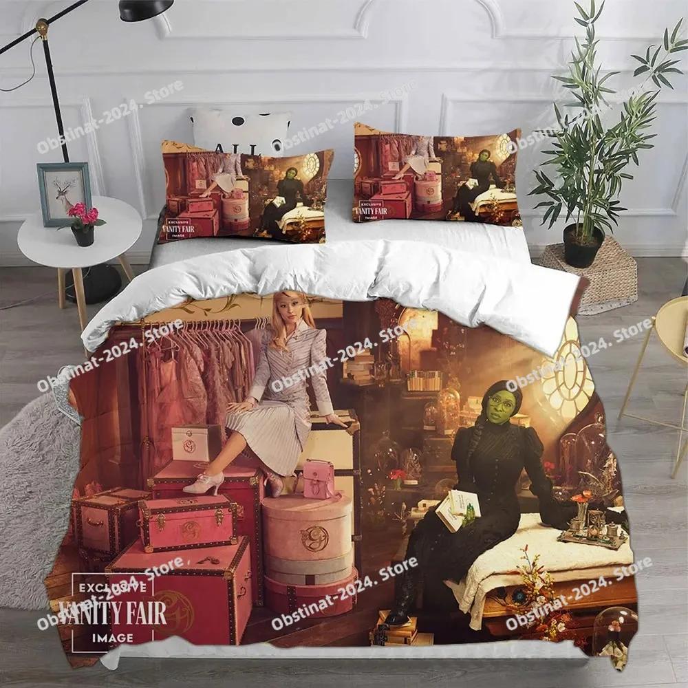 Movie Wicked Witch Bedding Set Printed Bed Set With Pillowcase Duvet Cover Soft Single Double Queen Super King Size Bed Linen