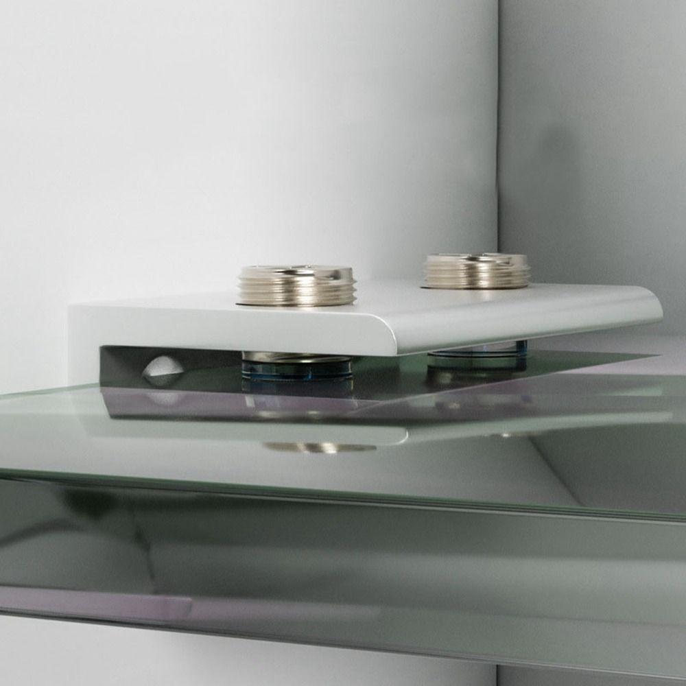 Bracket Glass Shelf Holder Aluminum Alloy Frameless Brackets Creative Glass Door Clamp  Bathroom