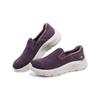 Skechers Go Walk Fle Low Top Casual Shoes Slip Ins Women's Dark Purple