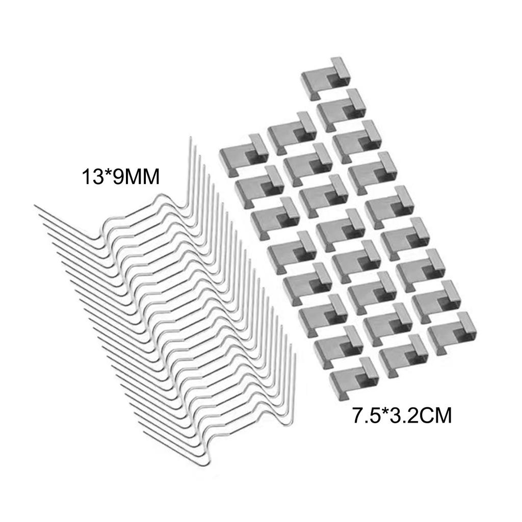 50 Pieces Greenhouse Glass Pane Clips Portable Window Clips Greenhouse Repair