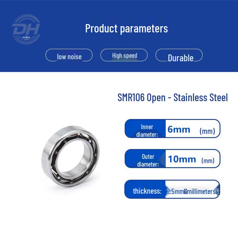 Rust-Proof Stainless Steel Miniature Pulley with Deep Groove Ball Bearing - Anti-Corrosion Gyroscope Ornament Accessory