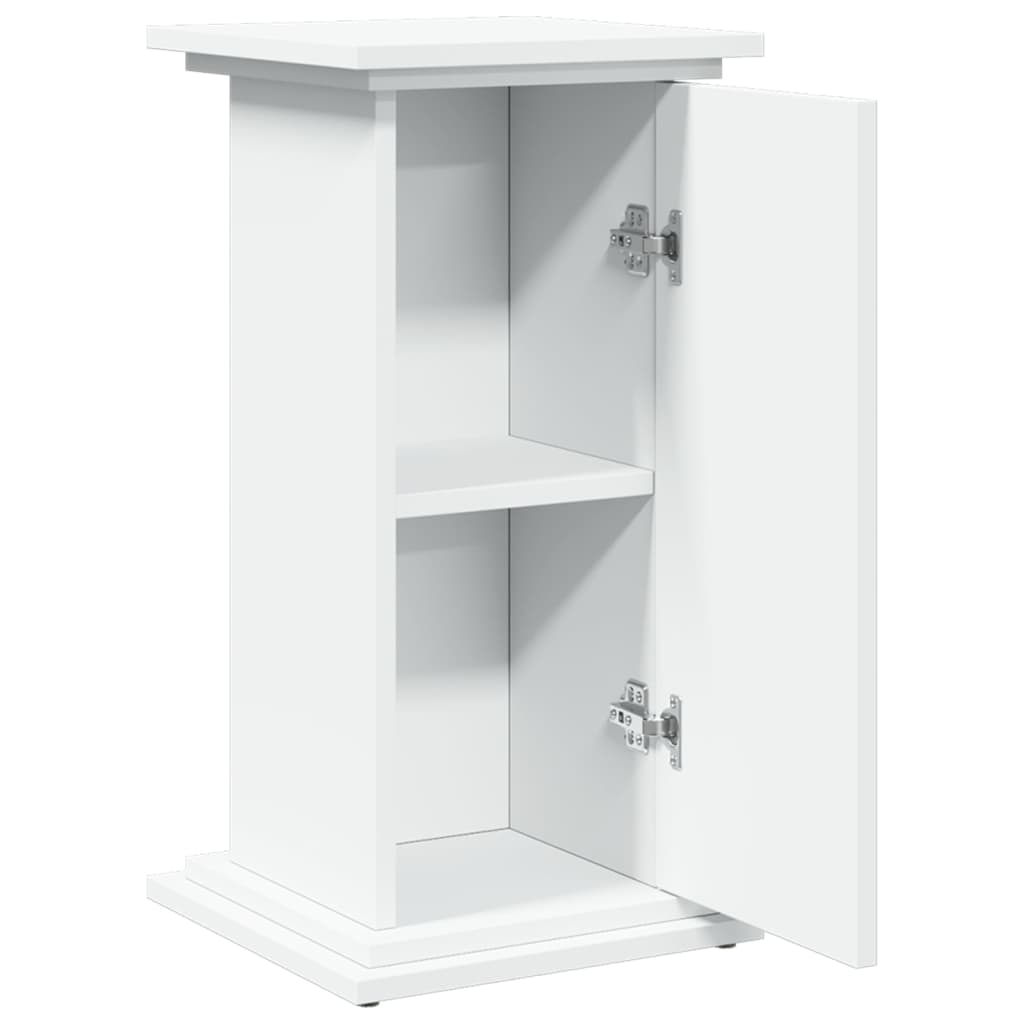 White Storage Pedestal 31 x 30 x 60 cm Engineered Wood