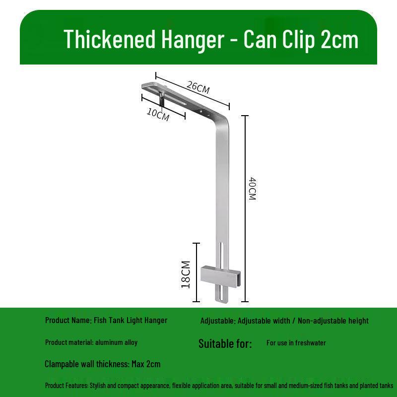 

Adjustable Aluminum LED Aquarium Light Stand with Clamp Holder