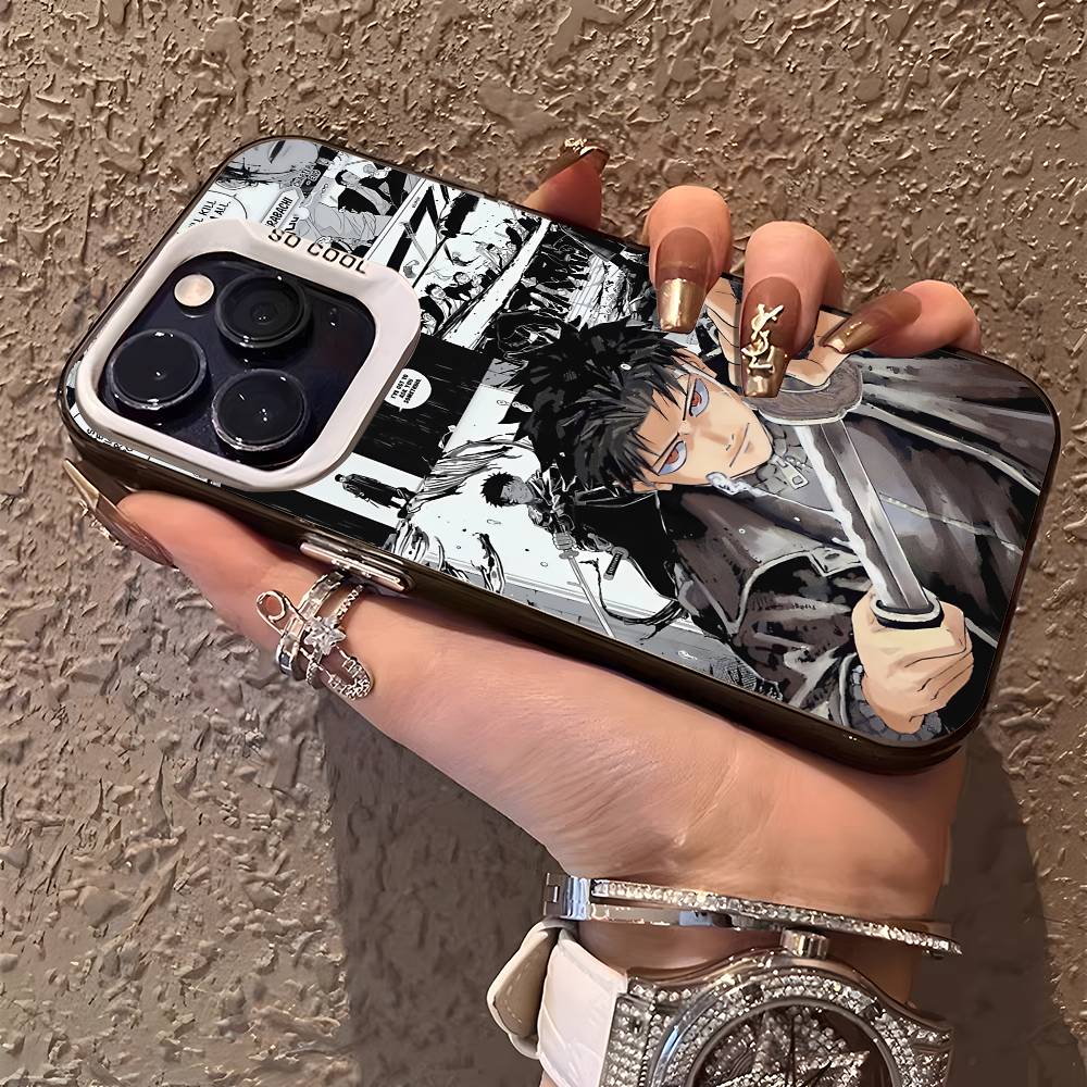 Anime Chihiro Rokuhira Phone Case For IPhone 17 16 15 14 13 12 11 Plus Pro Max Multicolor Aurora Laser Shockproof Funda Cover
