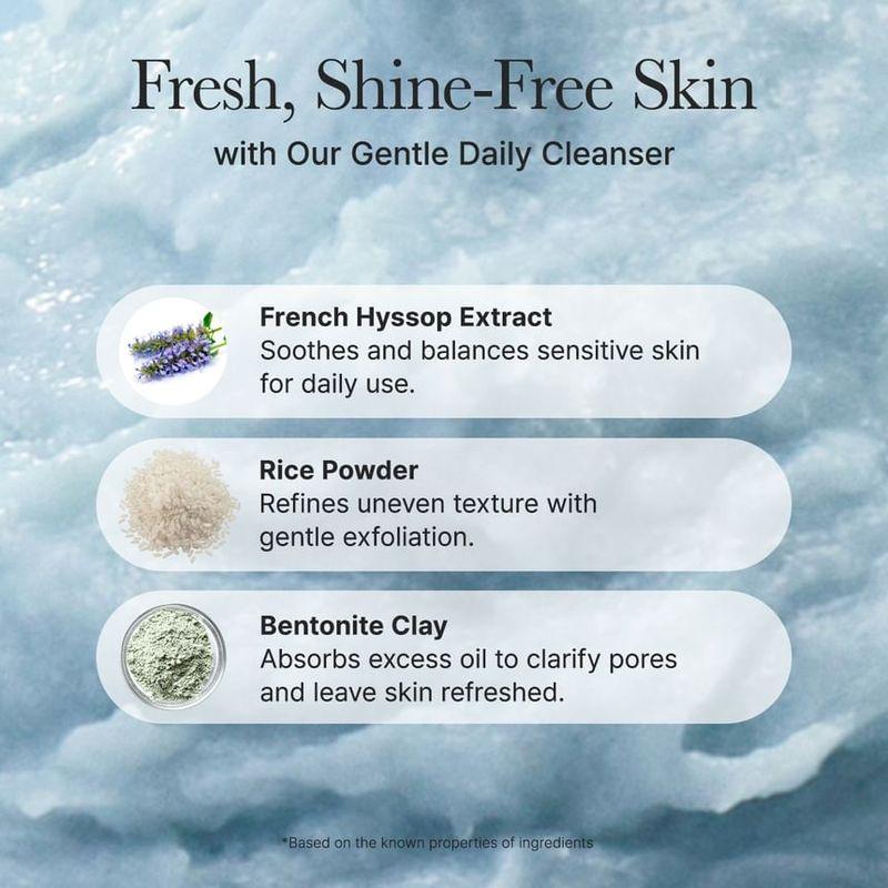 Arencia - Fresh Blue Hyssop Rice Mochi Cleanser