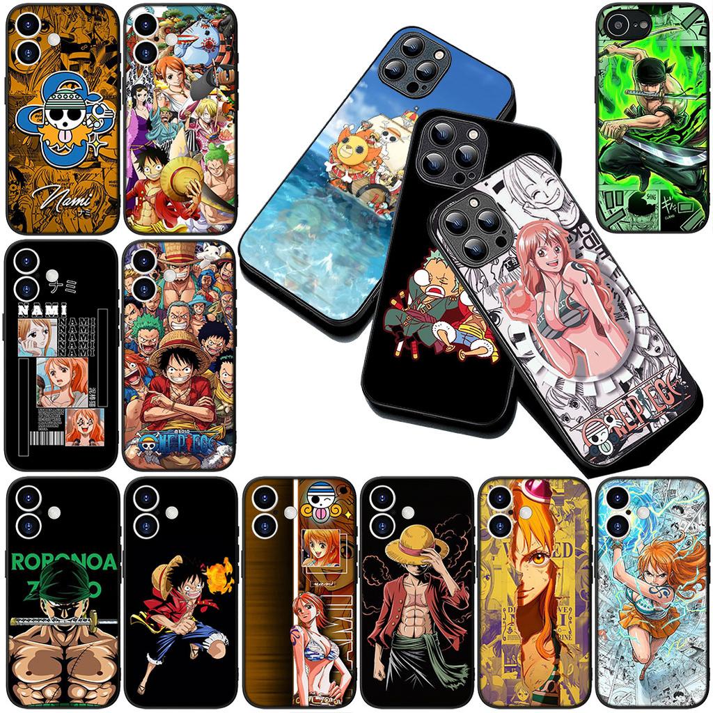 Cover for Samsung Galaxy S20 S22 S21 FE Ultra Plus A07 A17 A15 A16 A25 A57 A37 Phone Case Roronoa Zoro Nami One Luffy Pieces