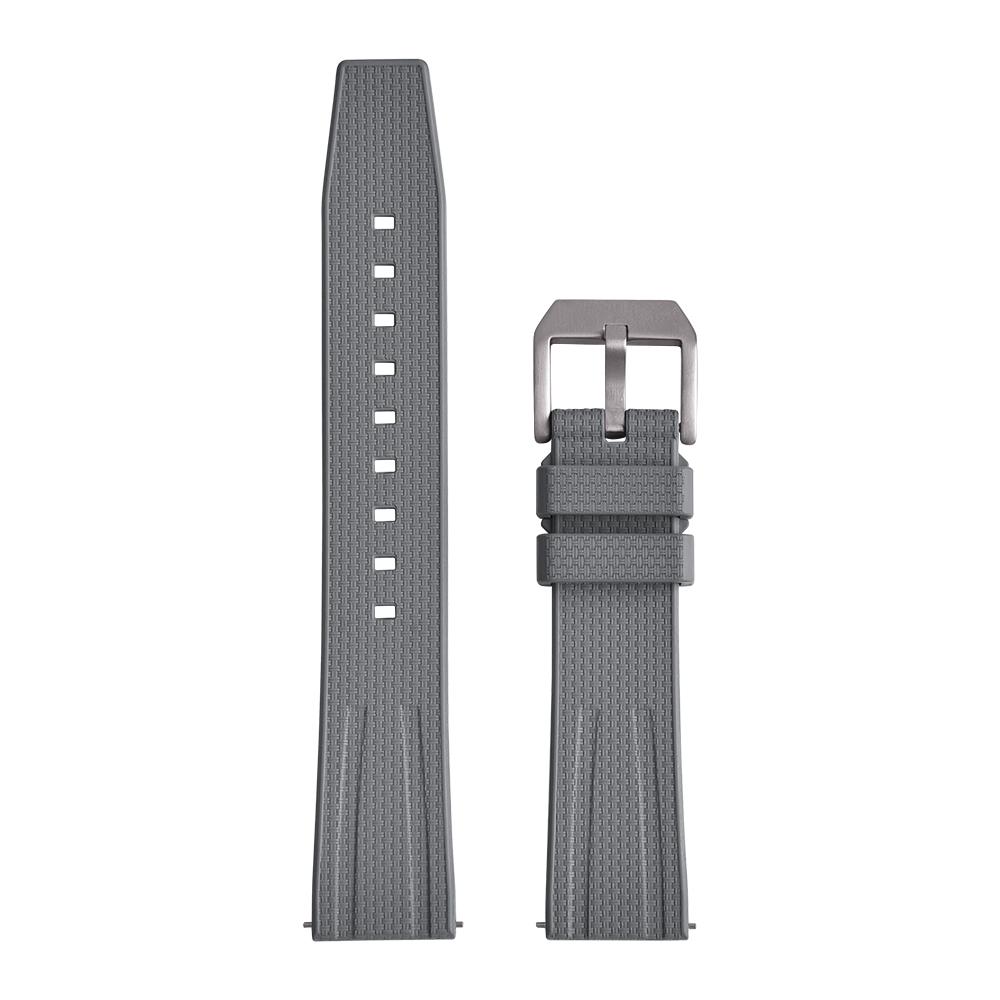 

New Design Busluo Fkm Rubber Strap 20mm 22mm Watch Band Fluororubber For Traditional Diving Watch Accessories 20mmx18mm