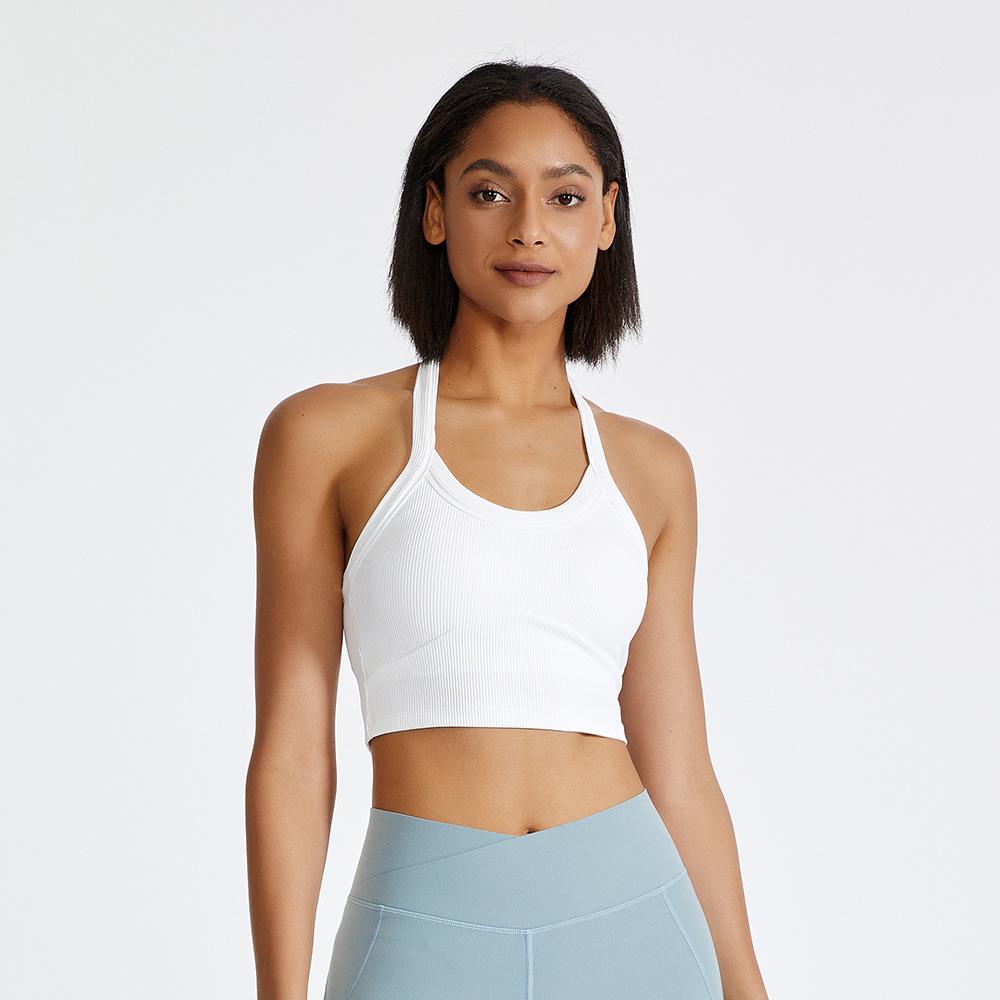 

Women s Beautiful Back Sports Bra for Yoga, Running, and Fitness M/6 білий