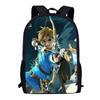 Legend Of Zelda Backpack Breath Of The Wild Game Student School Bag 3D Printed Backpack Cartoon