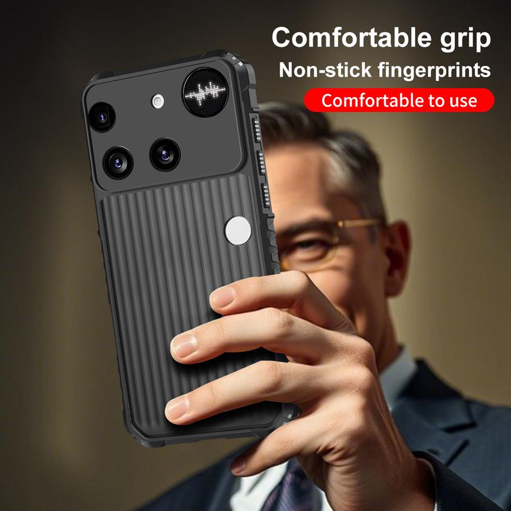 KEYSION Heavy Duty Shockproof Phone Case for Nothing Phone 3 Soft Silicone+PC Translucent Matte Cover for Nothing Phone 3A Pro