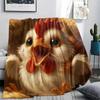 1Pc Cartoon Print Flannel Blanket, High Quality Comfortable for All Seasons, Home Decor, Warmth and Comfort, Perfect for Christmas Birthday Gift