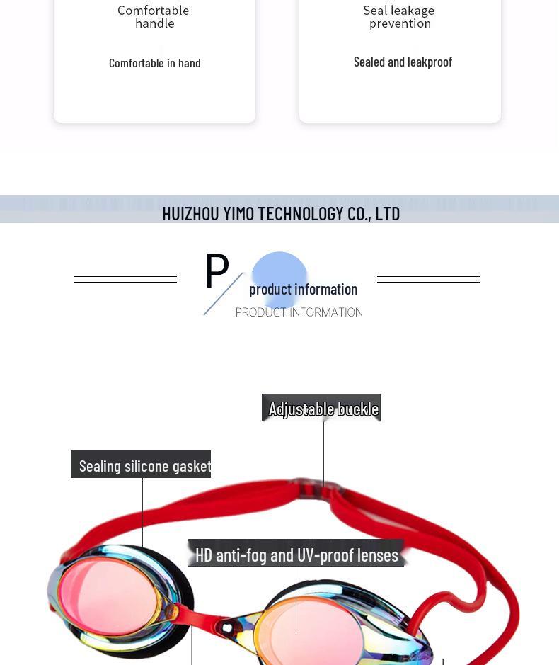 HD Anti-Fog Silicone Swim Goggles for Men and Women: Professional Racing & Training