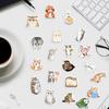 77 Cartoon Watercolor Cat Doodle Stickers Decorate Guitar Notebook Suitcase DIY Waterproof