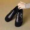 French soft-soled shallow-mouth single shoes, new autumn retro round-headed Mary Jane shoes, flat-soled small leather shoes