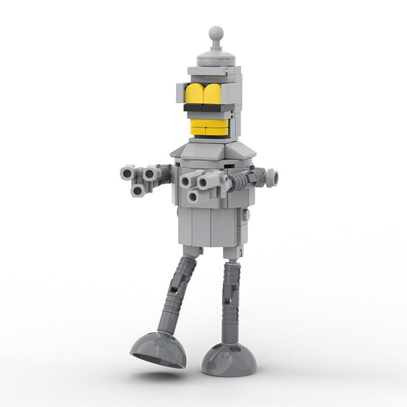 Klassischer Zeichentrickfilm Moc Core Charakter Roboter Bausteine Set - Pädagogisches Spielzeug Geschenk Für Jungen