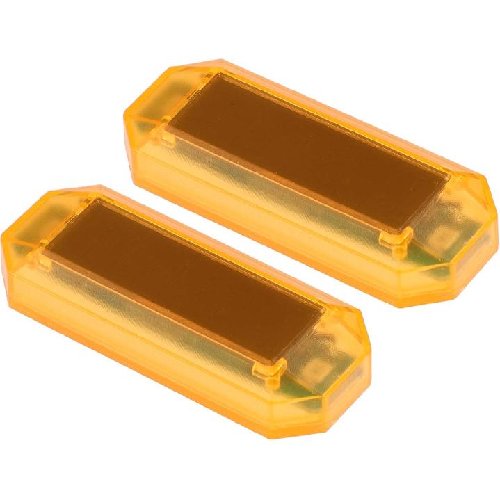 Universal Car Solar Power Simulated Dummy Alarm Car Security Anti-Theft LED Flashing Warning Light Fake Lamp Green (Set of 2) зелёный