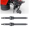 YEAHRUN 2PCS Steel CVD Front Axle Drive Shaft 48.5/52.5mm for 1:24 RC Crawler Car Axial SCX24 All Series Upgraded Parts