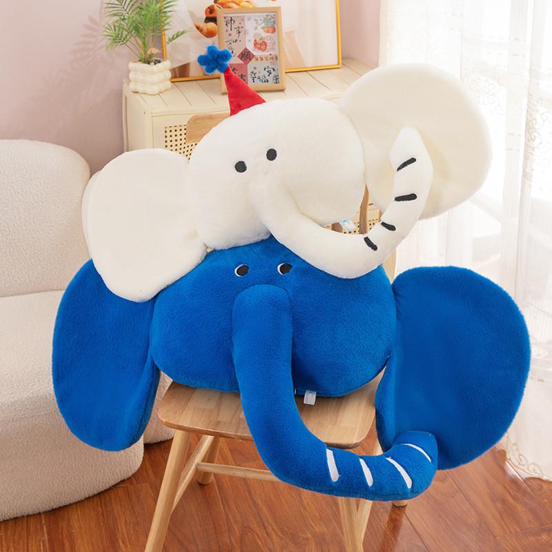 Elephant Simulating Cartoon Plush Toy Girl Sofa Decoration Pillow Gift Holiday