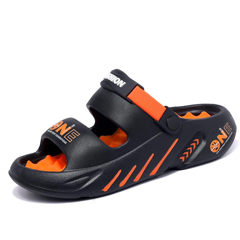 Summer New Men's Massage Slippers Outdoor Sandals Beach Comfortable Soft Slides Indoor Casual Shoes Men Sandals Big Size 47 48