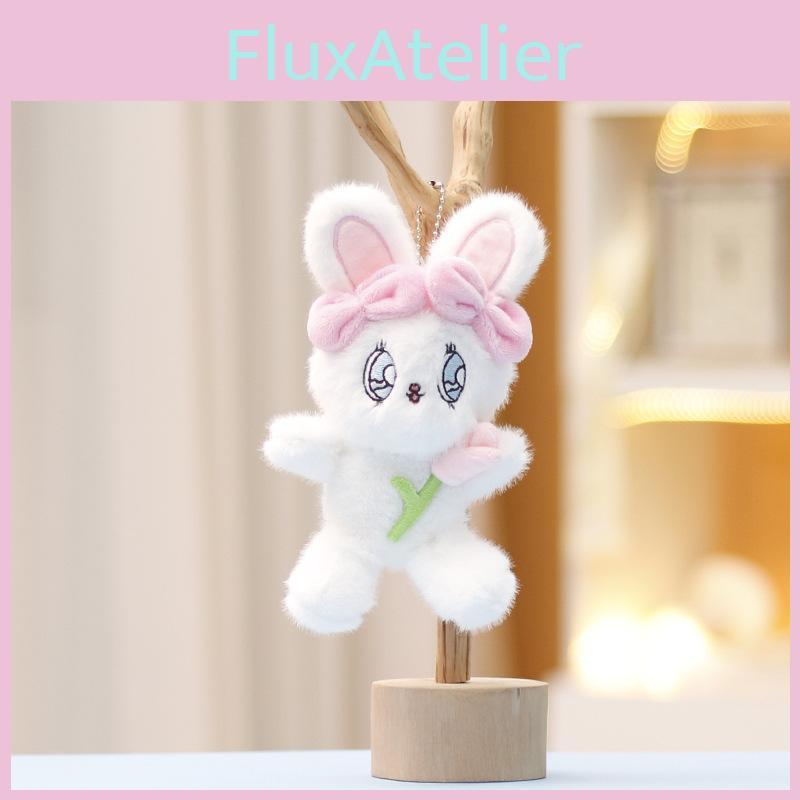 Keychain Rabbit Cute Cartoon Girl Backpack Decorative Pendant Plush Gift Doll