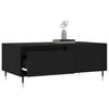 Coffee Table Black 90x50x36.5 Cm Particleboard