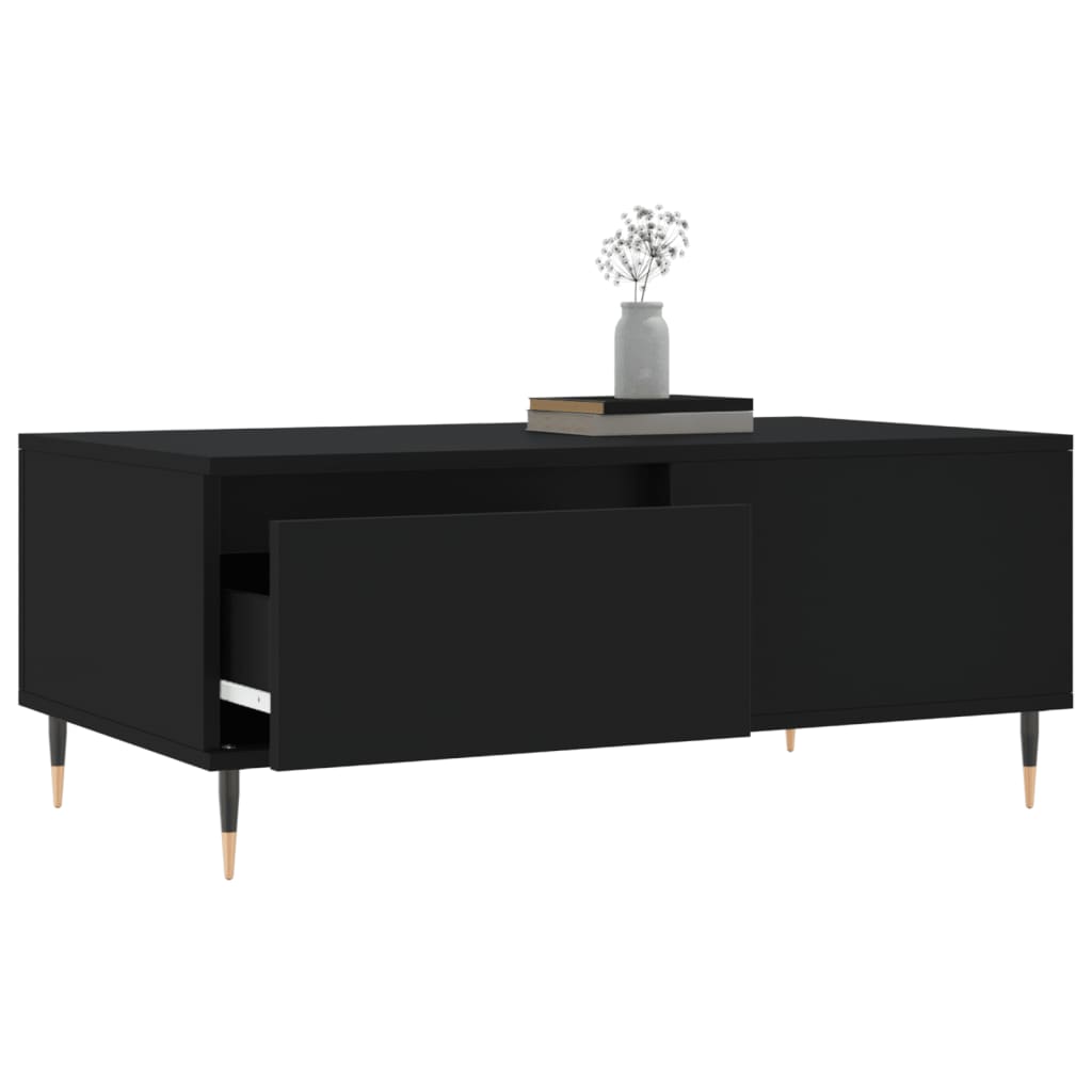 Coffee Table Black 90x50x36.5 Cm Particleboard