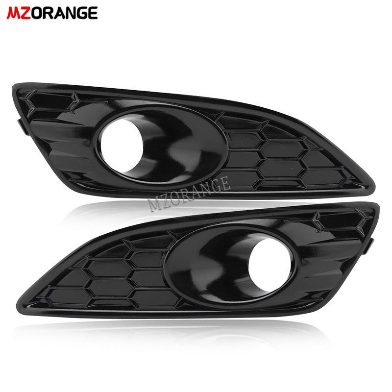 For Ford Fiesta MK7 JA8 2013 2014 2015 2016 2017 Car Fog Light Cover Headlight Frame Fog  Lights Grill New Car Accessories Tools