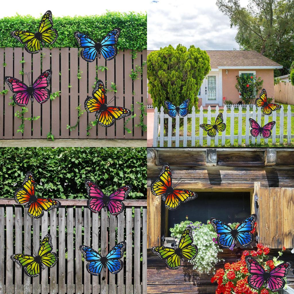 Decorazione Murale Farfalla Arte del Ferro Regalo per Casa Giardino Interni Esterni Celebrazioni