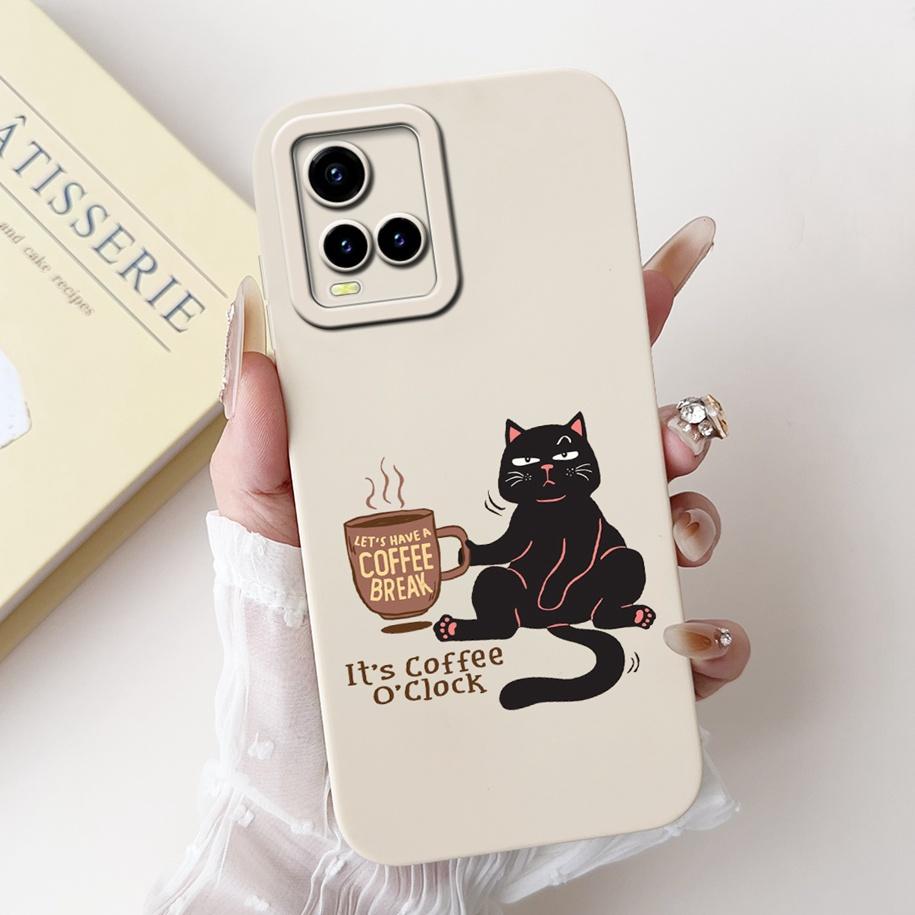 For Vivo Y21 2021 Case V2111 Silicone Cover For vivo Y21S Y33S Flower Protector Back Cover For Vivo Y21A Y21T Y33T VivoY21 Funda
