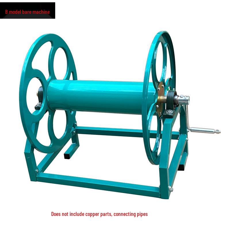Jordbruksslangvinda & Elektrisk Reputläggningsställ med Armeringsjärnslager