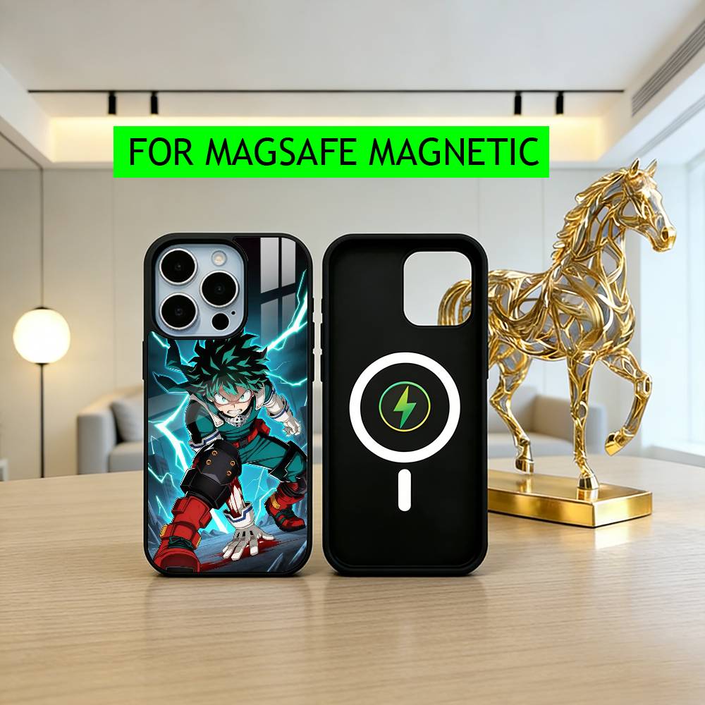 l-lzuku Boy Hero D-Deku M-Midoriya-ES Phone Case For iPhone17,16,15,14,13,12,11 Plus,Pro Magnetic For Magsafe Wireless Charging