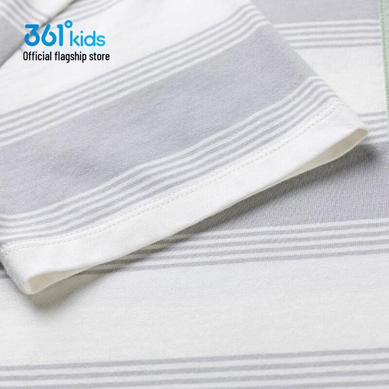 361° Boys' Summer Pure Cotton Striped Short-Sleeve Knit Top K52422210