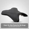 Motorcycle Saddle Pad Comfortable Front Seat with Mounting Points Soft
