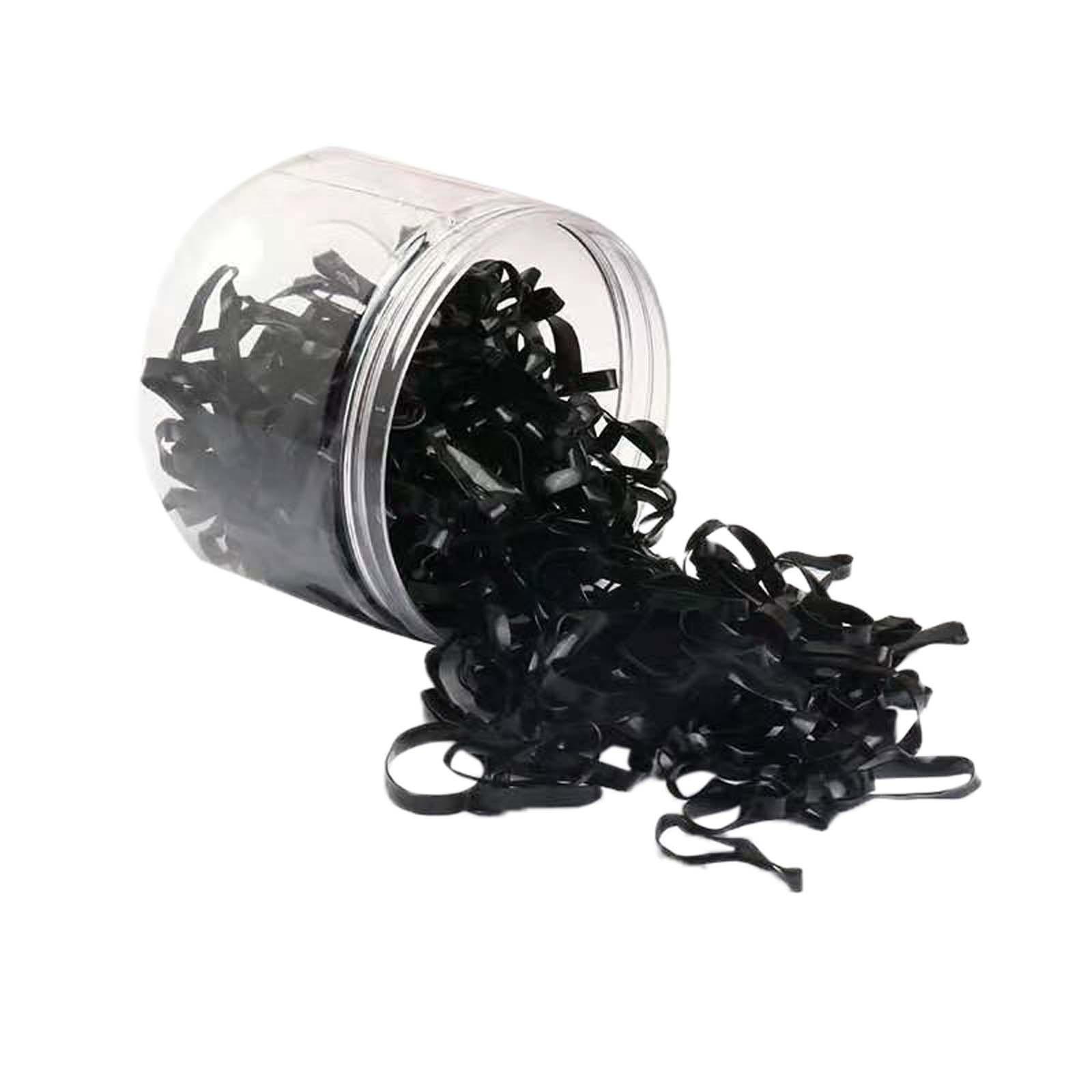 

Одноразовые резинки для детей и взрослых не повредят волосы чёрный