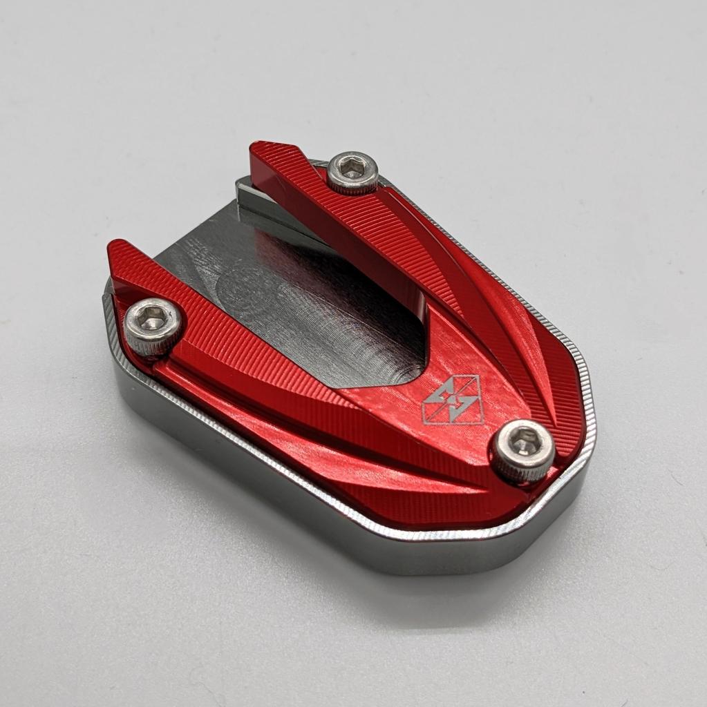 REBLE/REBLE REBEL/REBEL MC49/MC49 250cc/500cc Side Stand Cover Side Stand End Custom Parts Parts Dress Up PC60/pc60 Revel 250 (Red)