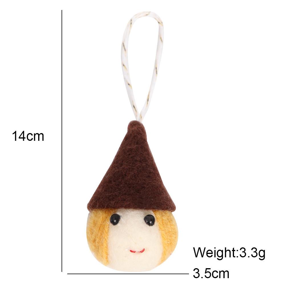 Mini Decorative Christmas Figures In Soft Fabric Stylish Ornaments Celebrations For