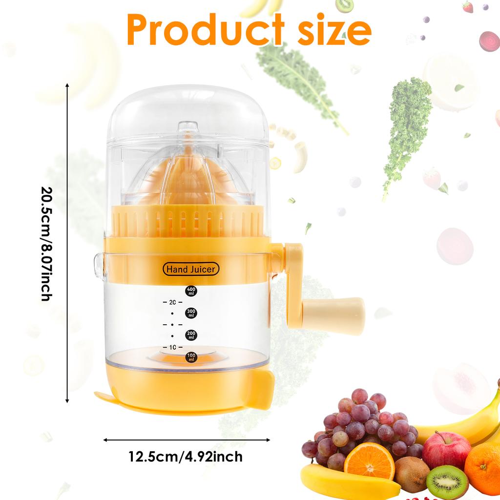 Manual Lemon Juicer Hand Crank Juice Extractor  Juicer Scale Lemon Orange Juice DIY Kitchen Juice Tool Essentials Accessories