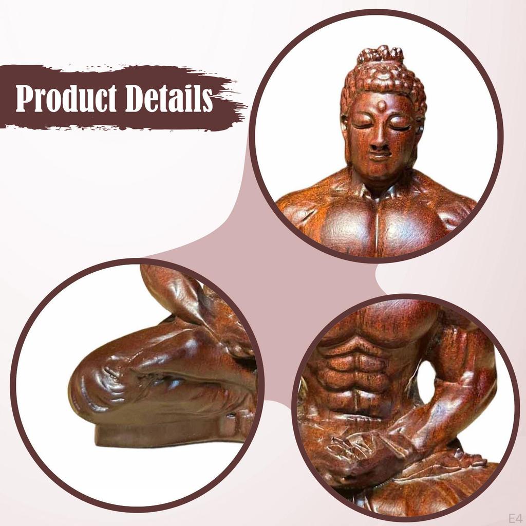 Buddha Figure Mini Statue Handmade Chinese Decorative Ornament Creative Sculpture Made