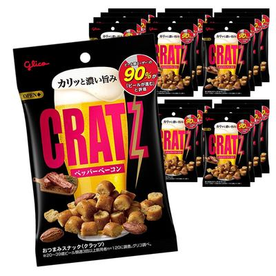 Ezaki Glico 42g X 20 Pieces Snack Sweets [Kuratz] (Pepper Bacon) Snacks, Set, Beer, Highball, Snacks, Snacks,
