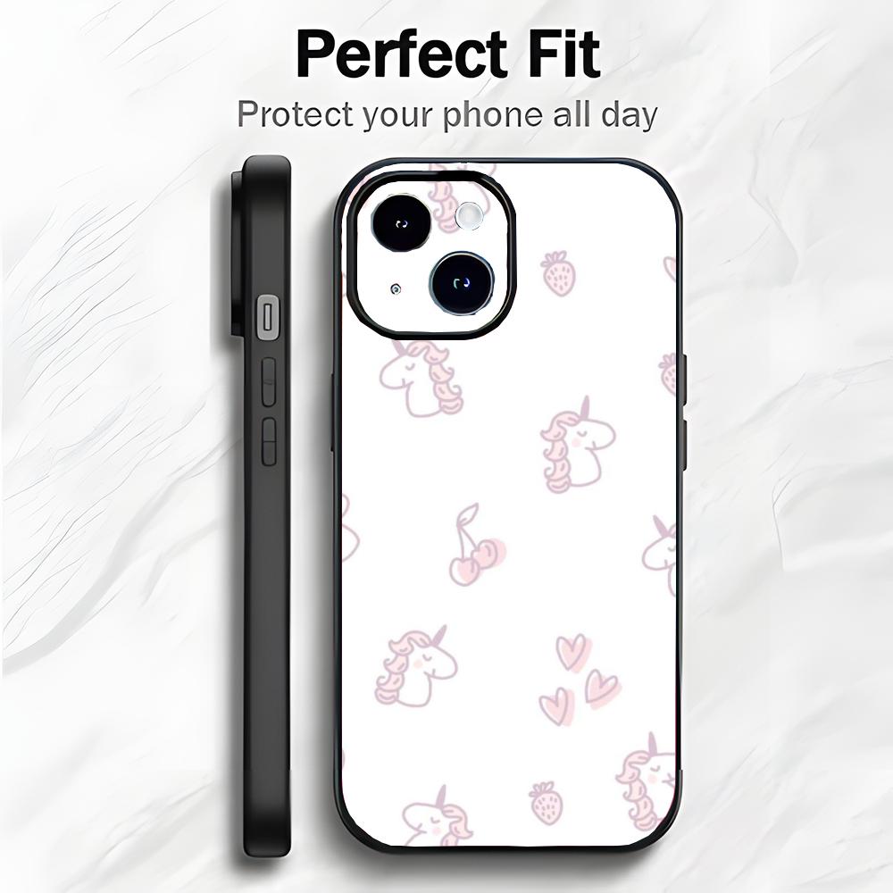 Cute Baby Unicorn Phone Case Phone Case Soft Packaging Lightweight For iPhone17 16 15 14 13ProMax