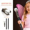 Halloween Sceptre Prop Plastic Costume Walking Cane Wand Halloween Party Cosplay Walking Cane Decorative