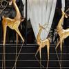 American Retro Luxury Deer Floor Decor for Clothing Store or Living Room