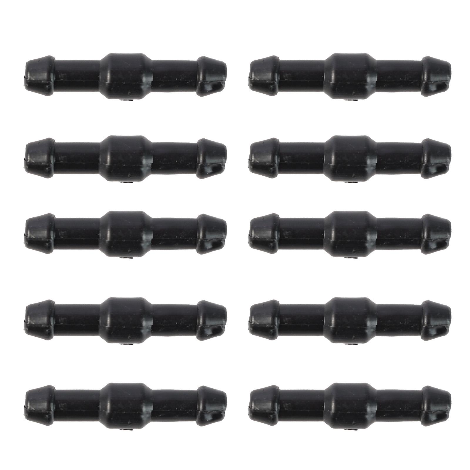 

10 шт. 4 мм соединитель для ремонта трубки омывателя ветрового стекла для VW Transporter Golf Polo Tiguan Passat T-Roc T-Cross Tourage! чёрный