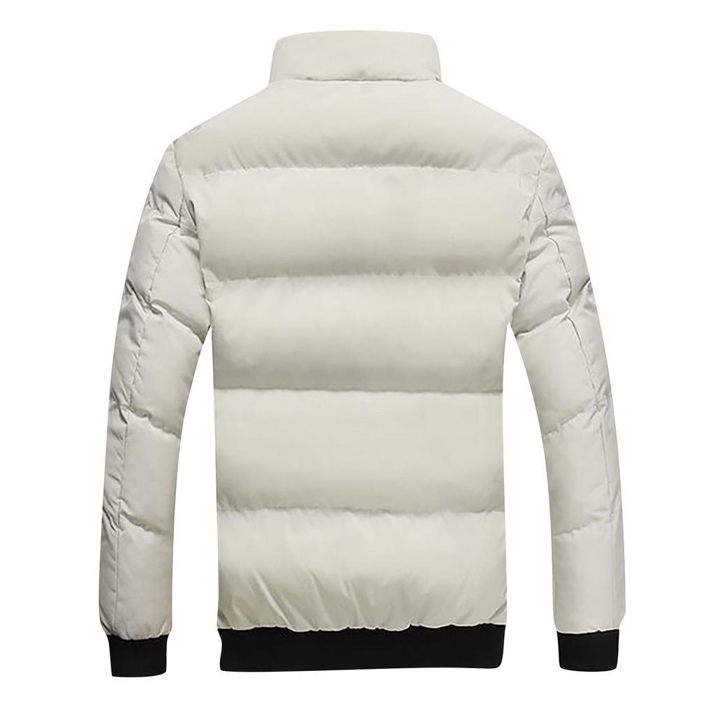 Men's Down Jacket Warm Cotton Clothing Loose Coat Bread Suit  Thickening Warm Coat