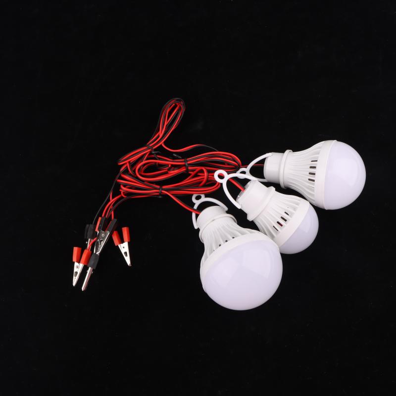1 Piece Diy Accessories Led Light Bulb Dc 12V 3W 5W 7W With 1.2M Wire Led Lamp For Home Decoration