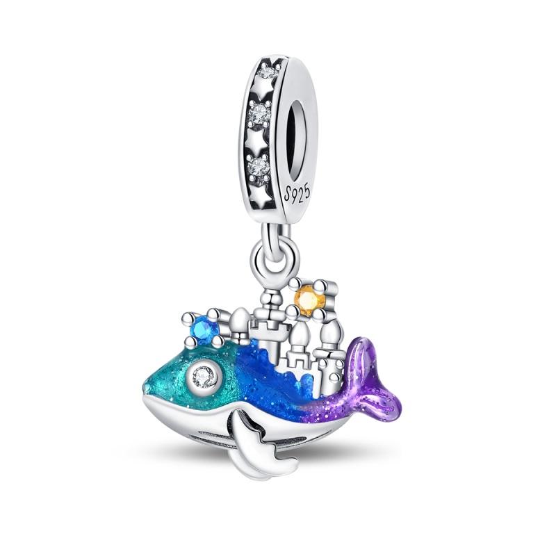 Copperoriginal Colorful Butterfly Charms Chameleon Travel Perfume Heart Charm Bead For 3Mm Bracelet Women Fine Jewelry Gift